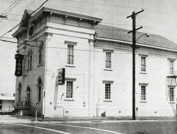 Black and White image of Odd Fellows Hall