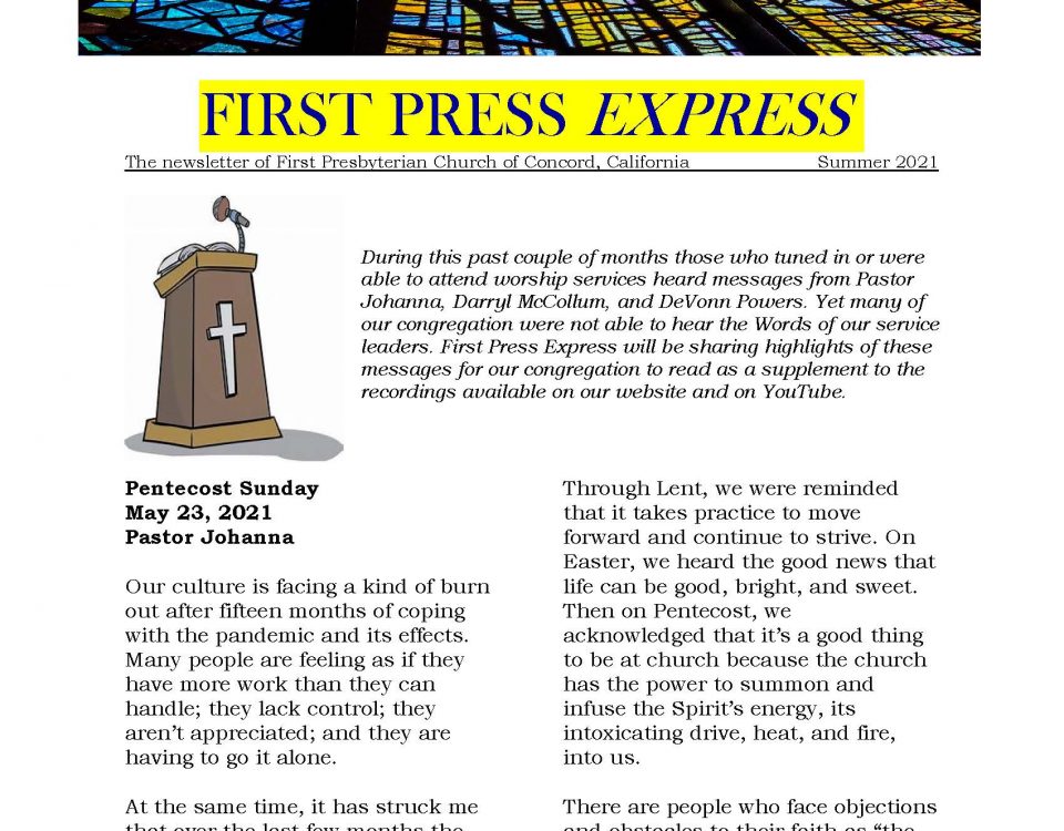 cover of First Press Express Summer 2021