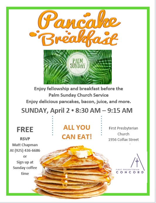 pancake breakfast poster